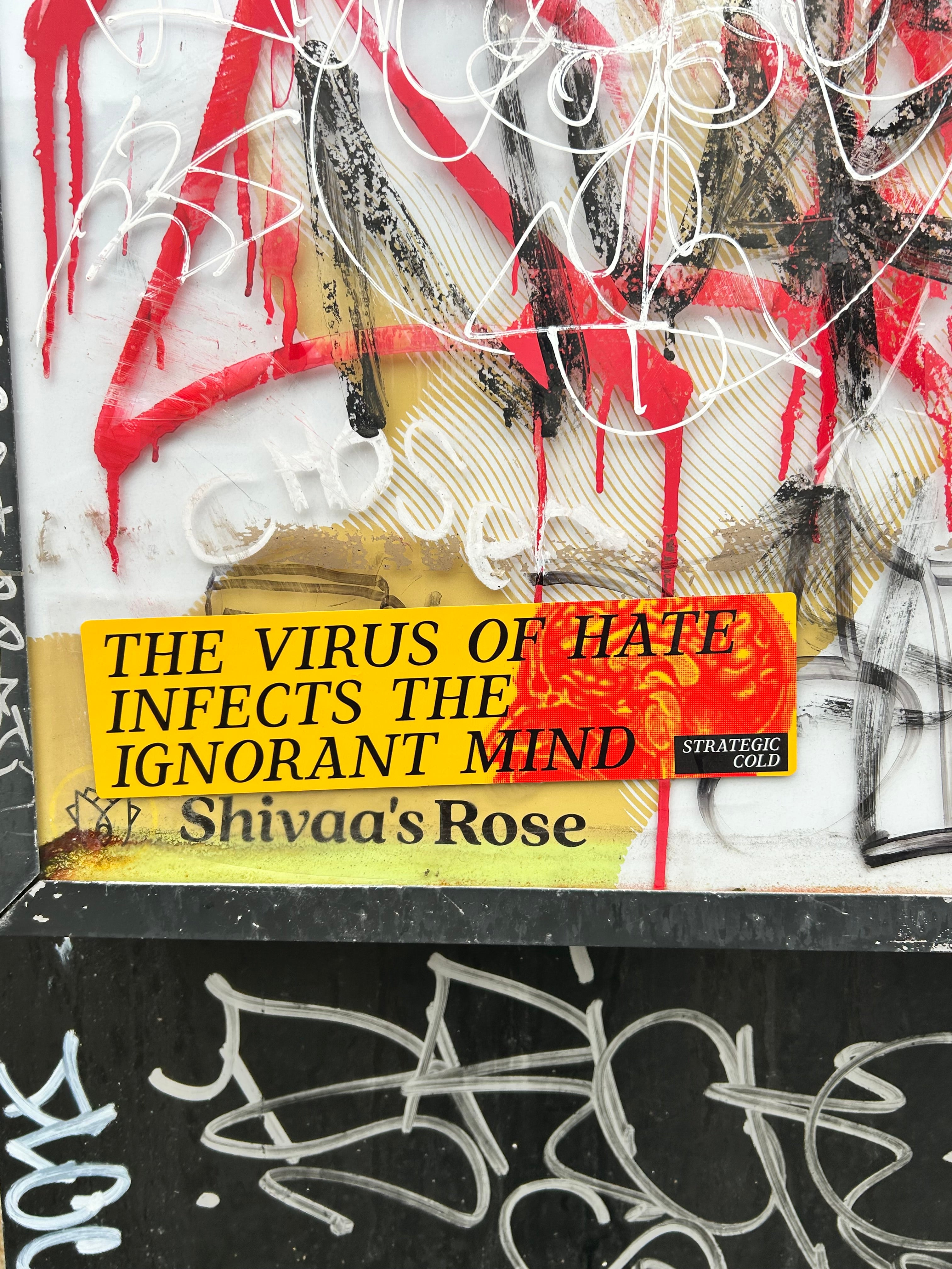 Virus Laminated Bumper Sticker