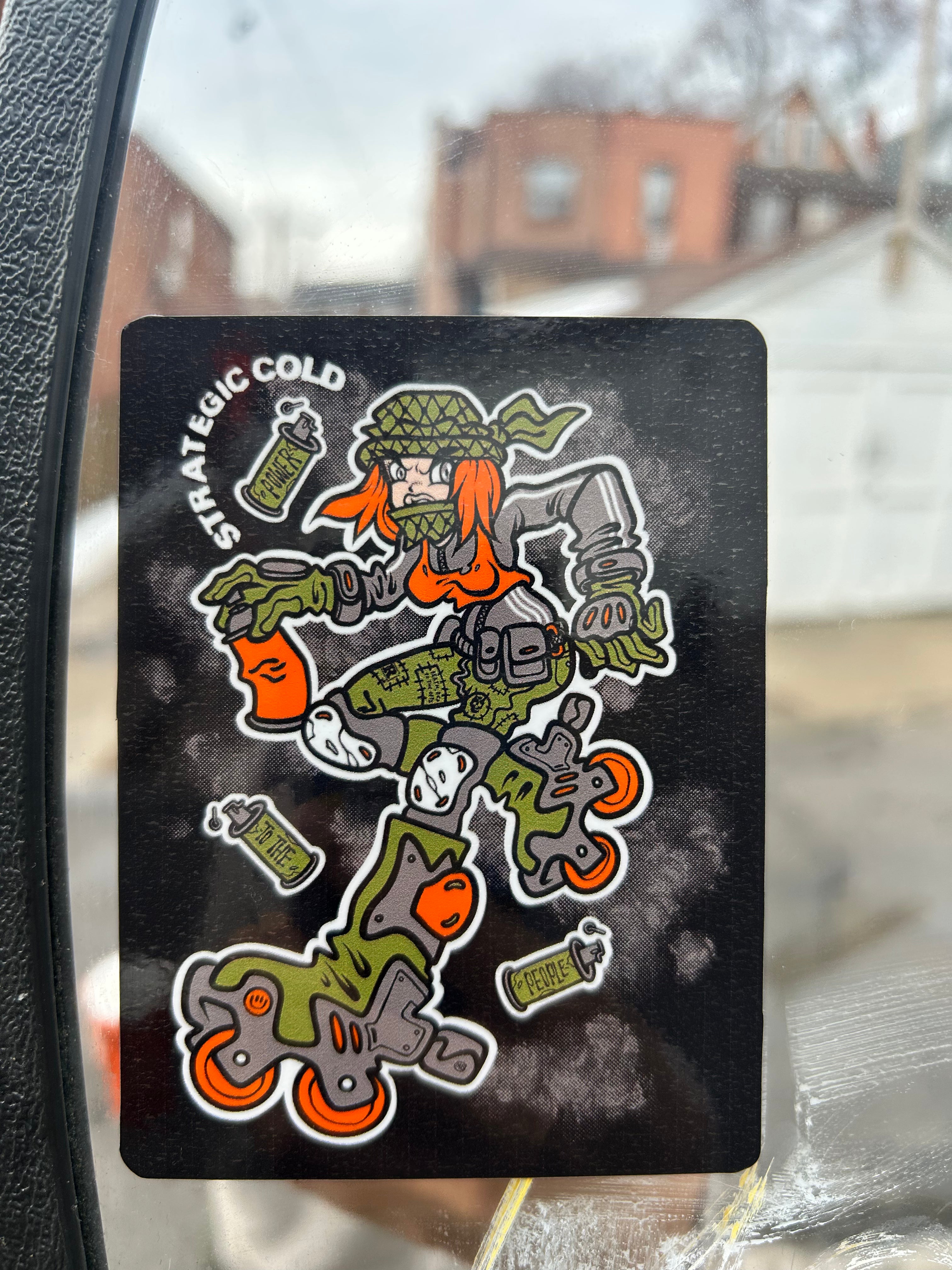 Power Punk Laminated Sticker