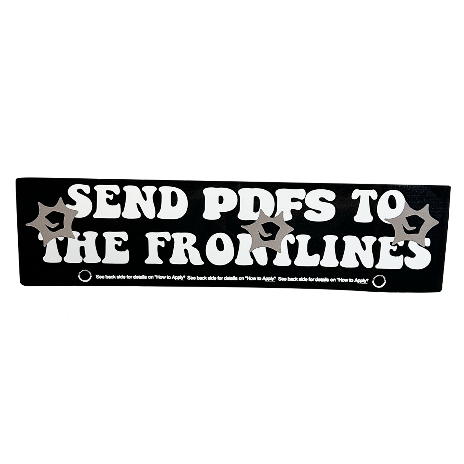Frontlines Laminated Bumper Sticker