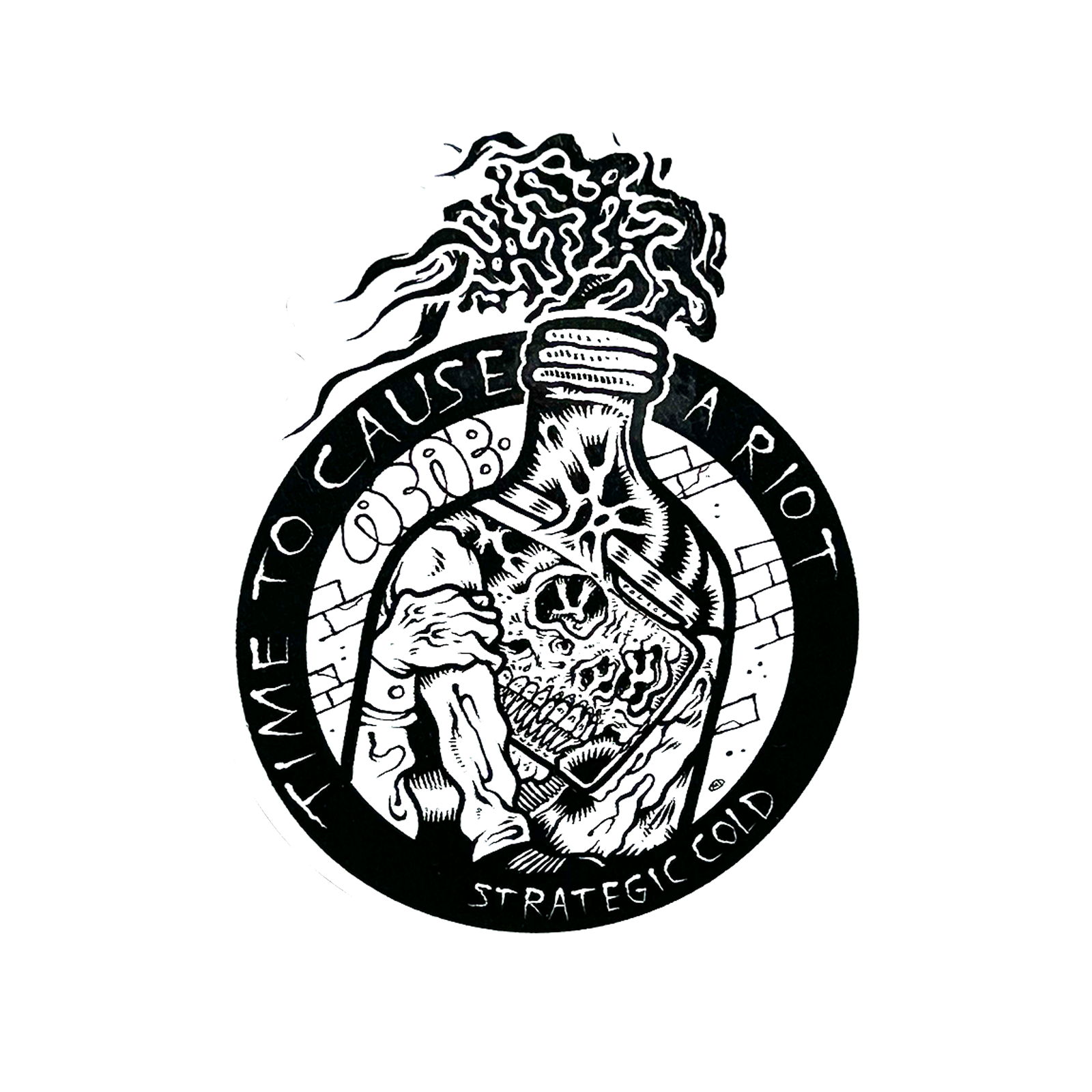 Riot Laminated Sticker